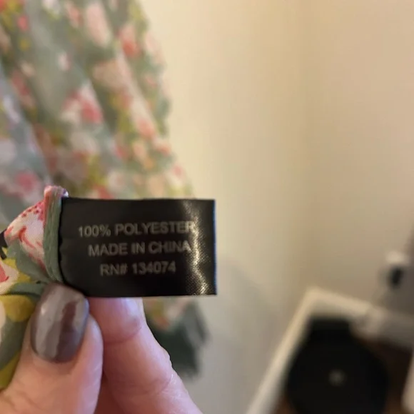 Floral Kimono with Fringe - Picture 5 of 5